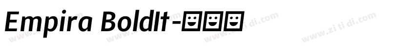 Empira BoldIt字体转换